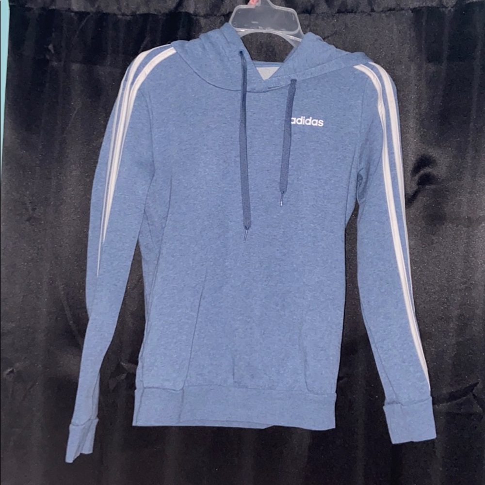 blue adidas hoodie